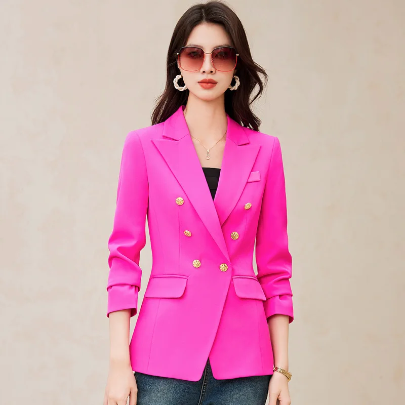 Plus Size Ladies Office Work Wear Pantsuits Career Business Work Wear Suits Pants Sets for Women Professional Blazers Clothing