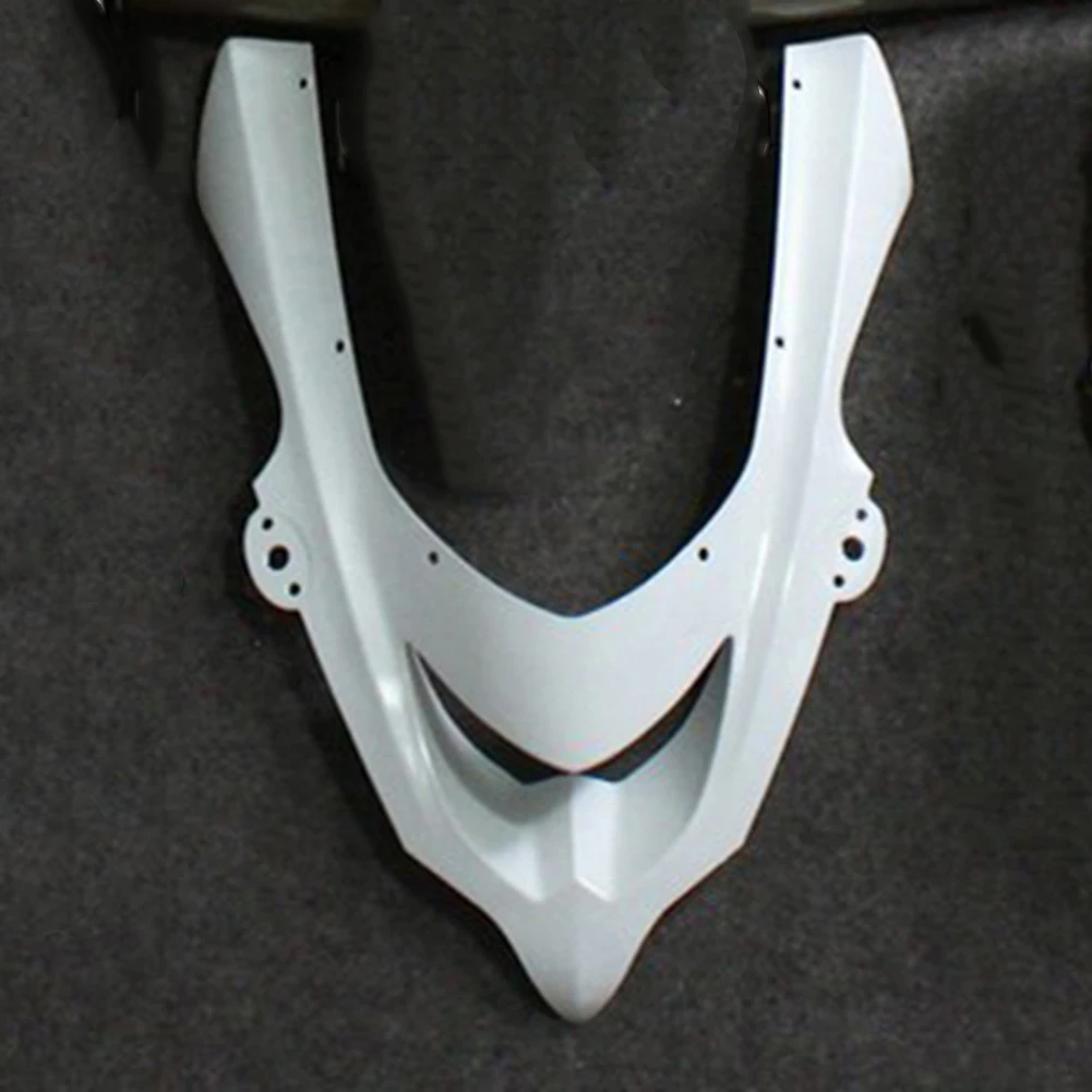 Motorcycle Unpainted White Front Upper Nose Fairing Injection for KAWASAKI Ninja ZX-10R 2004-2005