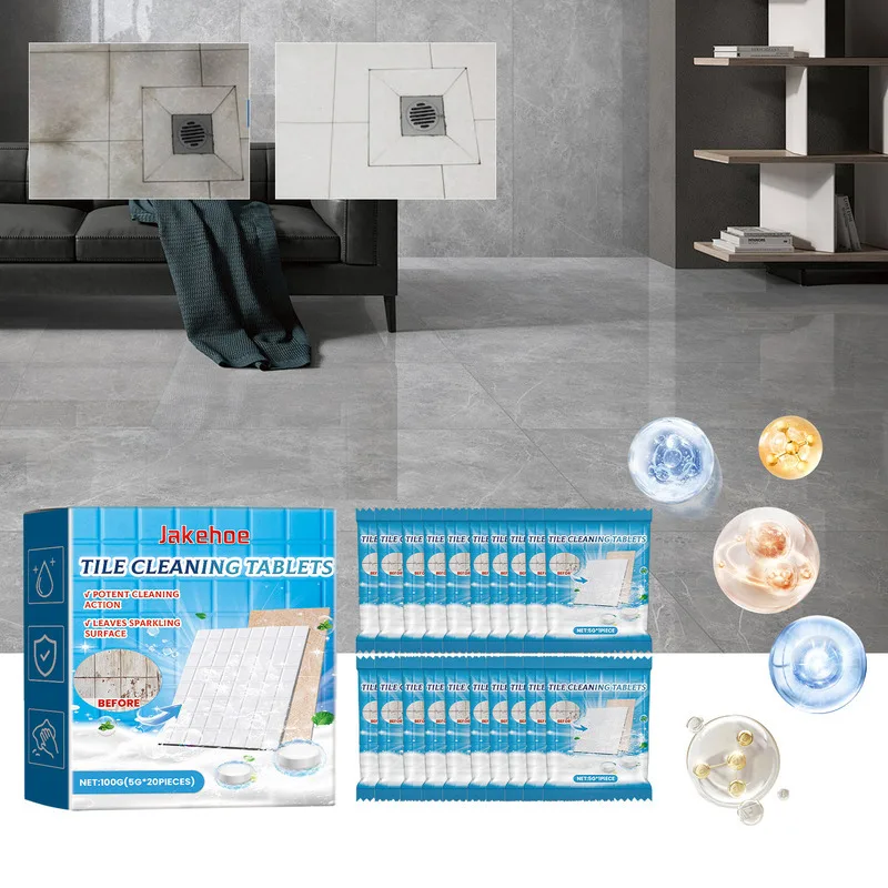 

Cleaning Tablets Descaling Polishing For Household Bathroom Kitchen Floor Tile Bathtub No More Household Grime