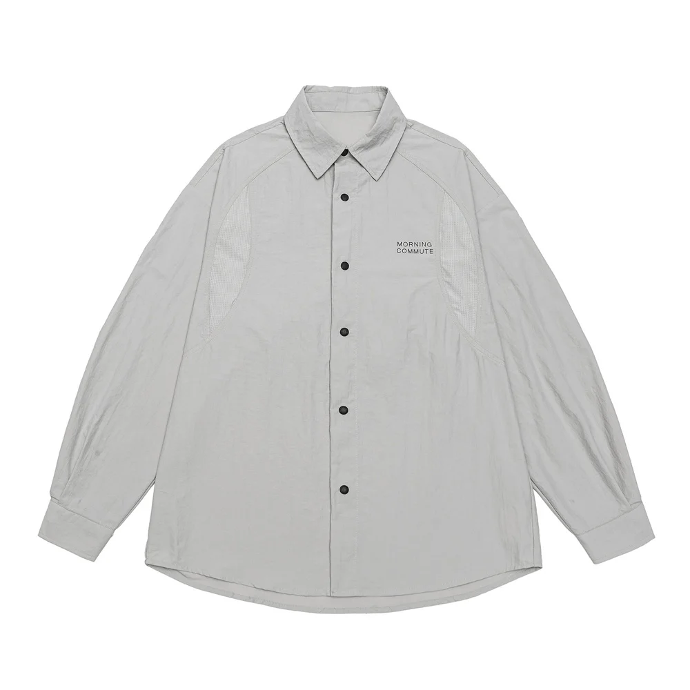 

Мужская свободная повседневная рубашка-карго оверсайз в уличном стиле, с длинным рукавом, для мужчин, больших размеров, в стиле Cityboy, широкая, для полных, блузка-рубашка-карго