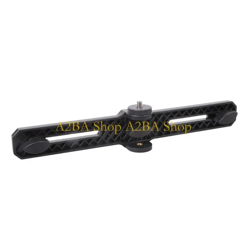 A2BA Smartphone Tablet Mount Double Clip Tripod Adjustable Movable Crossbar Clip