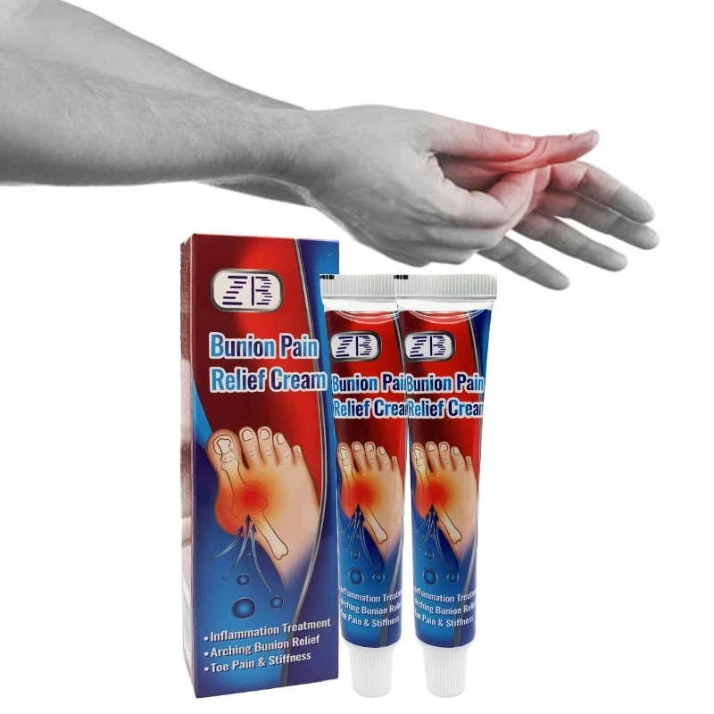 ZB 20g Bunion Gout Pain Relief Ointment Treatment Gout Limb Stiffness Arching Pain Anti-inflammatory Cream Medical Plaster