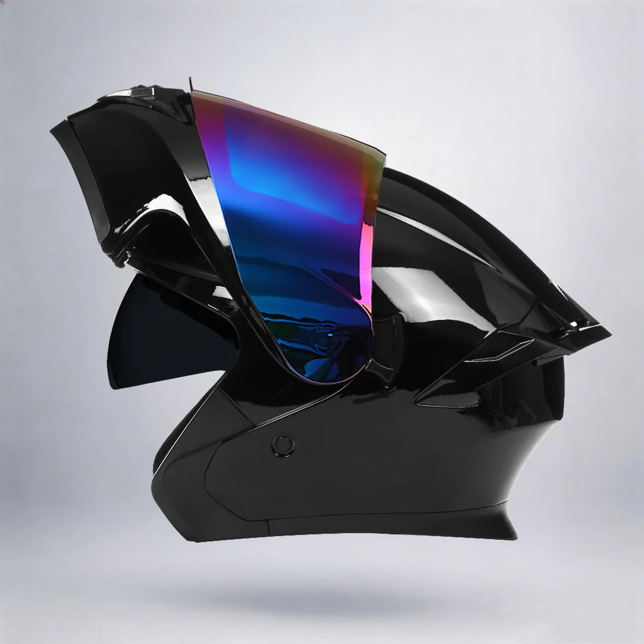 고품질 풀페이스 플립업 오토바이 헬멧, 이중 렌즈와 김 - Scooter Helmet Set 리뷰 및 가격