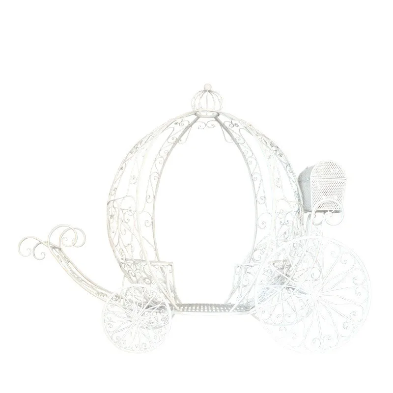 

Outdoor products, large-scale event site, trolley, white pumpkin cart, shopping mall event decoration, photography