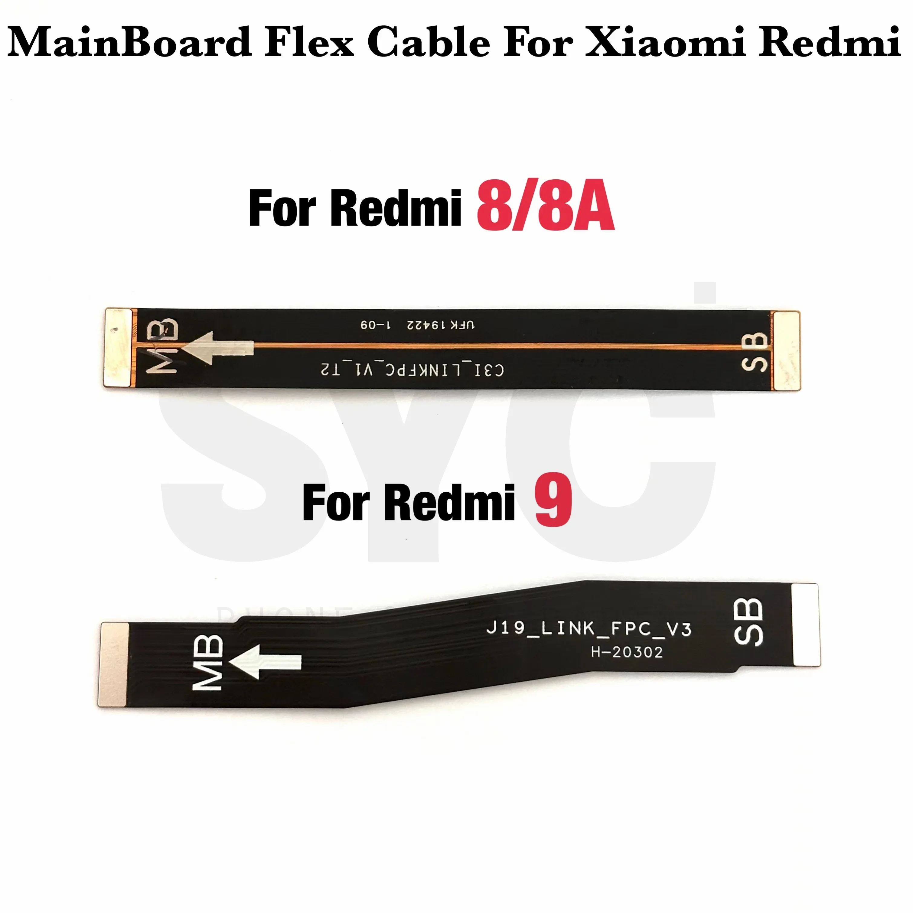 Nowa płyta główna Złącze płyty głównej Elastyczny kabel do Xiaomi Redmi 8 8A 9
