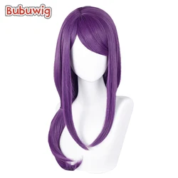 Bubuwig Capelli sintetici Kamishiro Rize Parrucche Cosplay Festa di Halloween 70 cm Parrucca viola mista lunga diritta da donna Resistente al calore