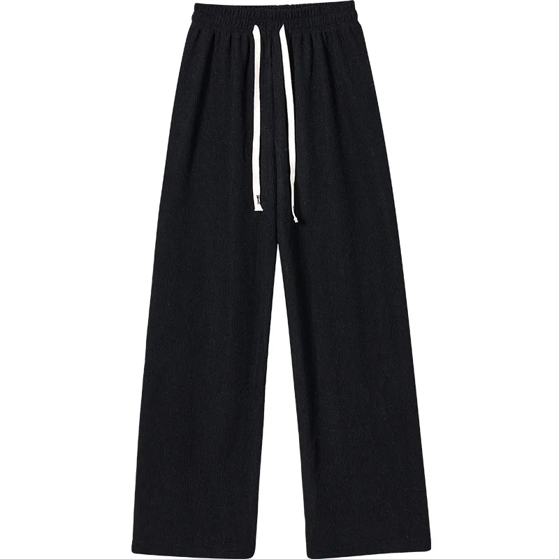 Women Long Pants Spring Autumn Women Elastic Waist Stright Long Wide leg pants 2024 Casual Female Long Pants Trousers