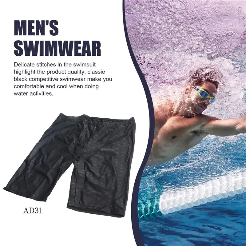 

New-Quick Dry Swim Jammers For Men, Shark Grain Men Swim Trunks Swimsuit Bathing Suits