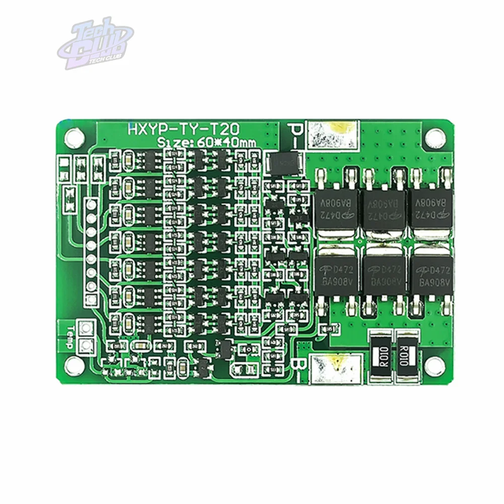 Modulo caricabatterie per scheda di protezione della batteria al litio 7S 29.4V BMS con bilanciamento per batteria al litio agli ioni di litio 18650 per elettroutensili