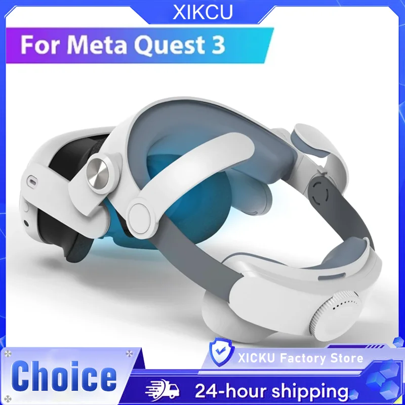 

Replaceable Elite Strap for Meta Quest 3 VR Headset Improve Comfort Adjustable Head Strap for Meta Quest 3 Accessories Helmet