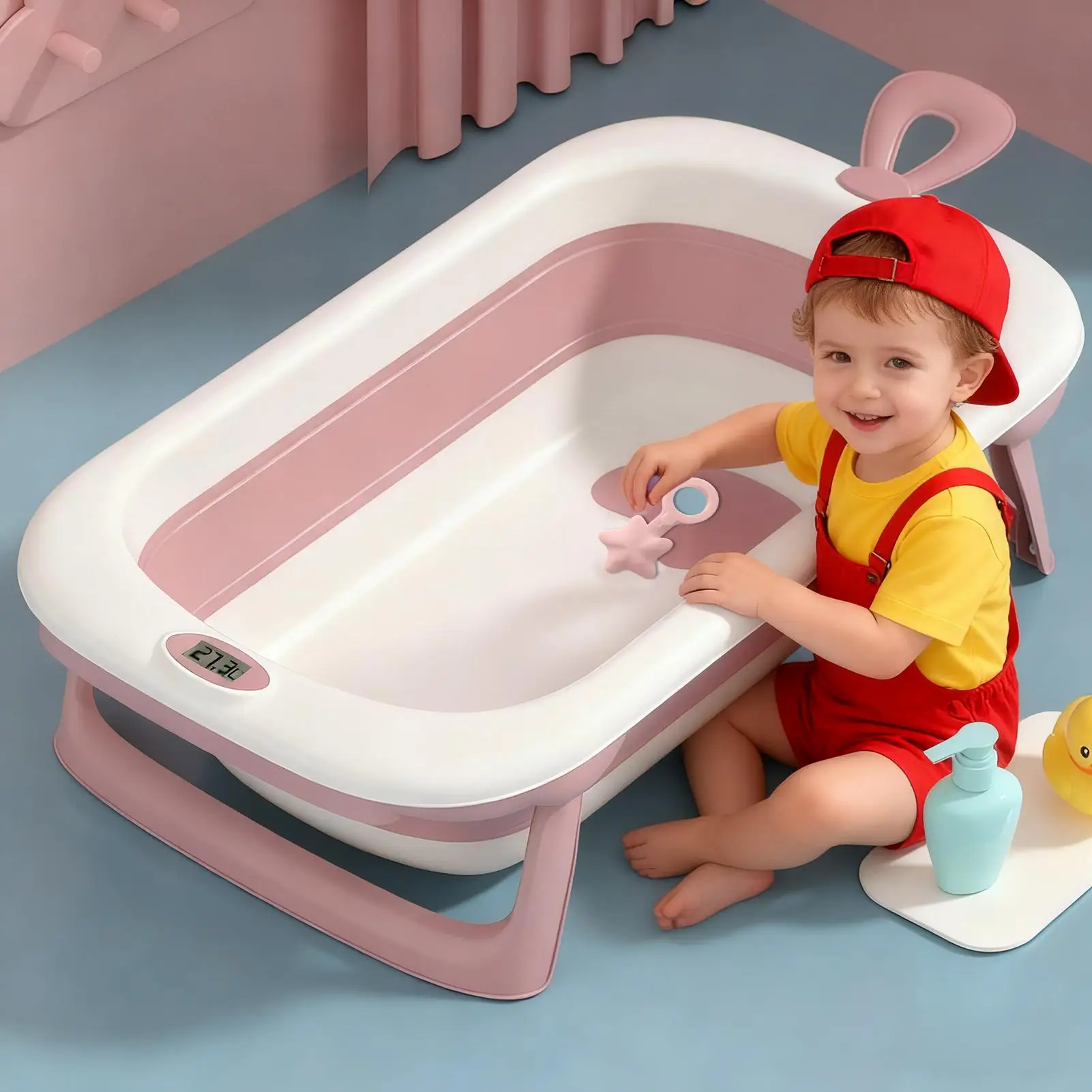 Bathtub Stopper Adorable Leak-Proof Tight Fit Bathtub Stopper Silicone Drain Plug For Home Hotel Apartment Rental House Boys