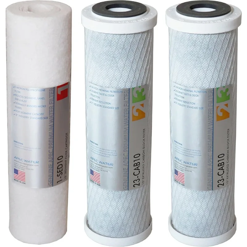 

Ultimate Series US Made 3 Stage Under Sink Water Filter Replacement Cartridge Set