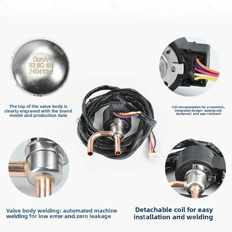 EEV Electronic Expansion Valve Coil 5-Wire 12V DPF 1.6C 1.8C 2.4C 3.0C 3.2C Air Conditioner Heat Pump Parts