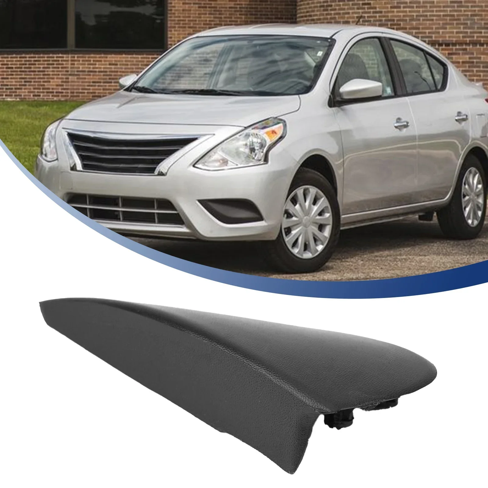 Fender Trim Mirror Molding Trim Passenger Side Front Right Fender Trim For 963183BA0A For Nissan Versa 12-19 963183BA0A