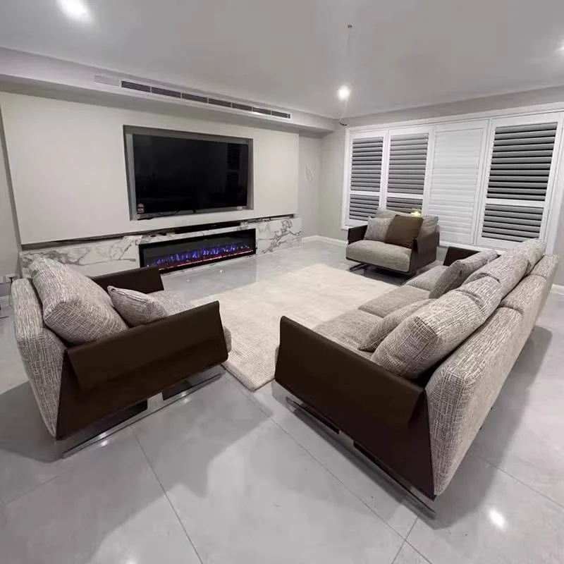 Elegant Individual Sofa Vintage Luxury Glamour Living Room Sofas Chaise Lounge L Shape Couch Wohnzimmer Furniture Home