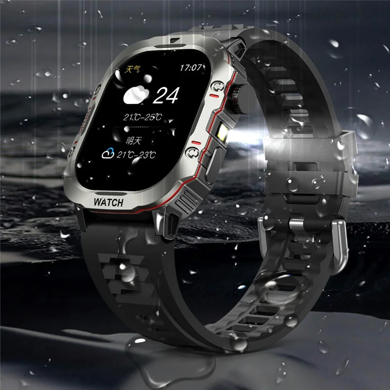 Smartwatch da esterno TF16 Pro Fit Android iOS Orologio Bluetooth Touch screen completo da 2,01 pollici Sport all'aria aperta Chiamata telefonica Bluetooth