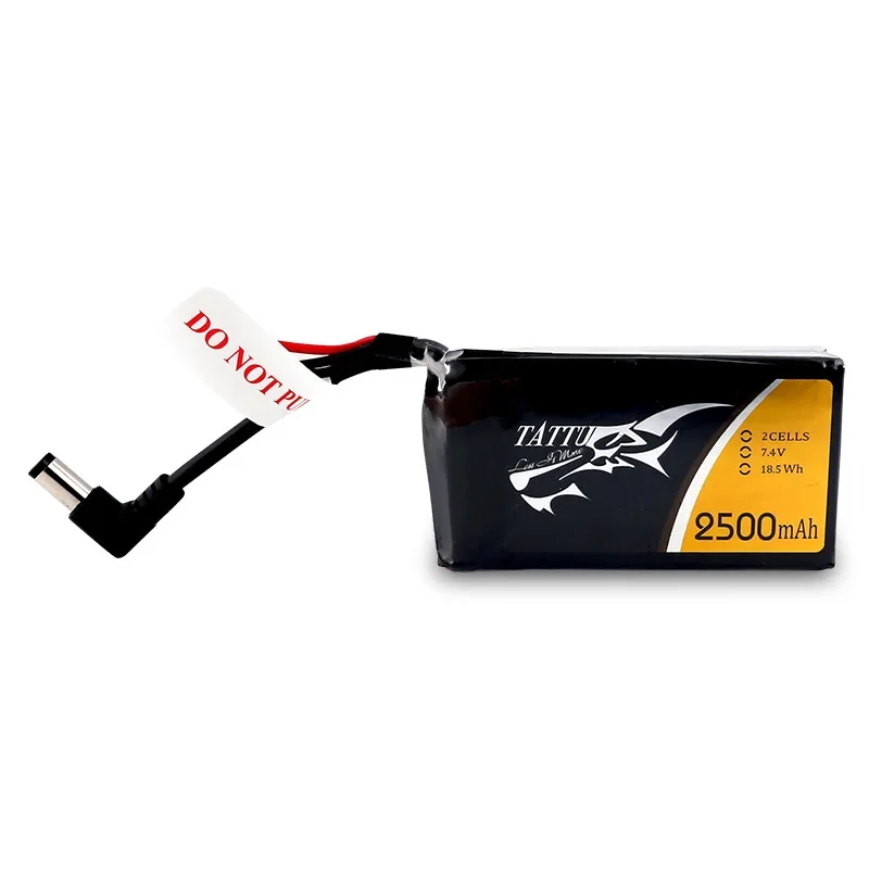 Batteria Lipo TATTU 2S 2500mAh per DJI Skyzone 02 04X Fatshark HDO FPV Occhiali Batteria LiPo ricaricabile ad alta capacità per Drone