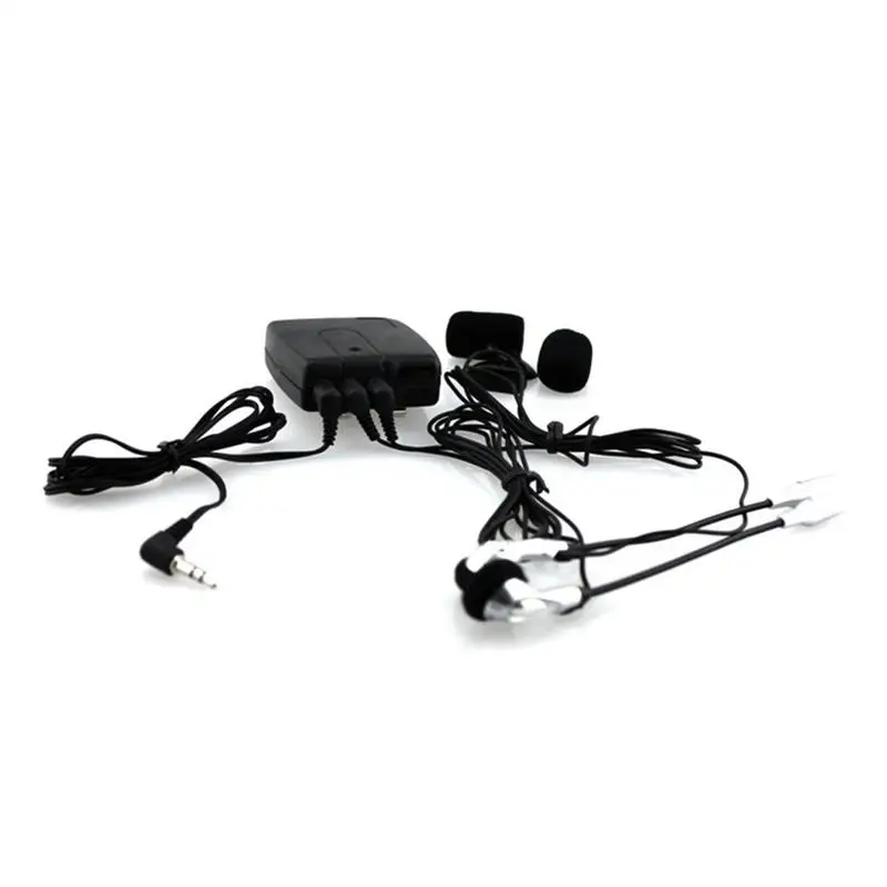 Interphone Helmet Accessories Motorcycle Wired Earpiece Kit Cycling Audio Clip Complete Bracket Accessory For 2 Riders