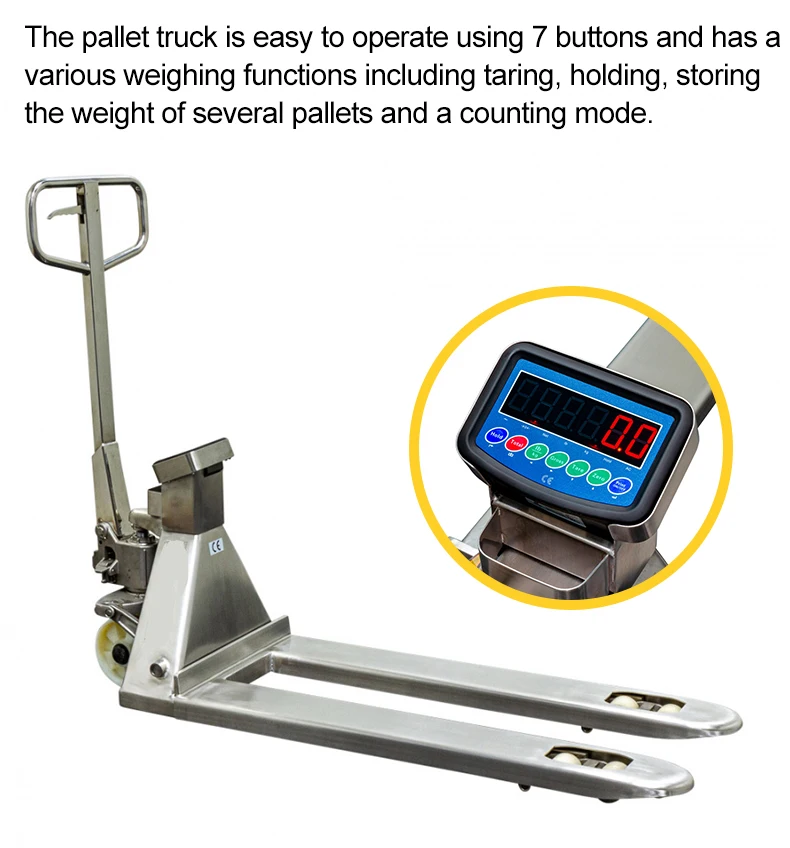HL20S Transpalettenwagen aus Edelstahl