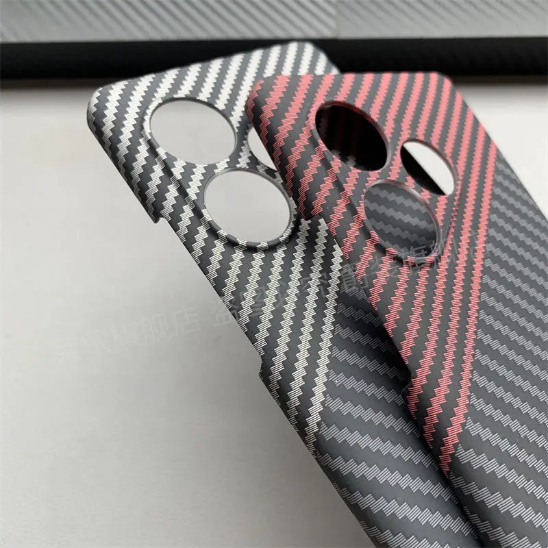Coque arrière à rayures en fibre de carbone pour Realme, étui de luxe, doux pour la peau, adaptée pour Realme igh6 GT6 6T Neo6 SE 5G