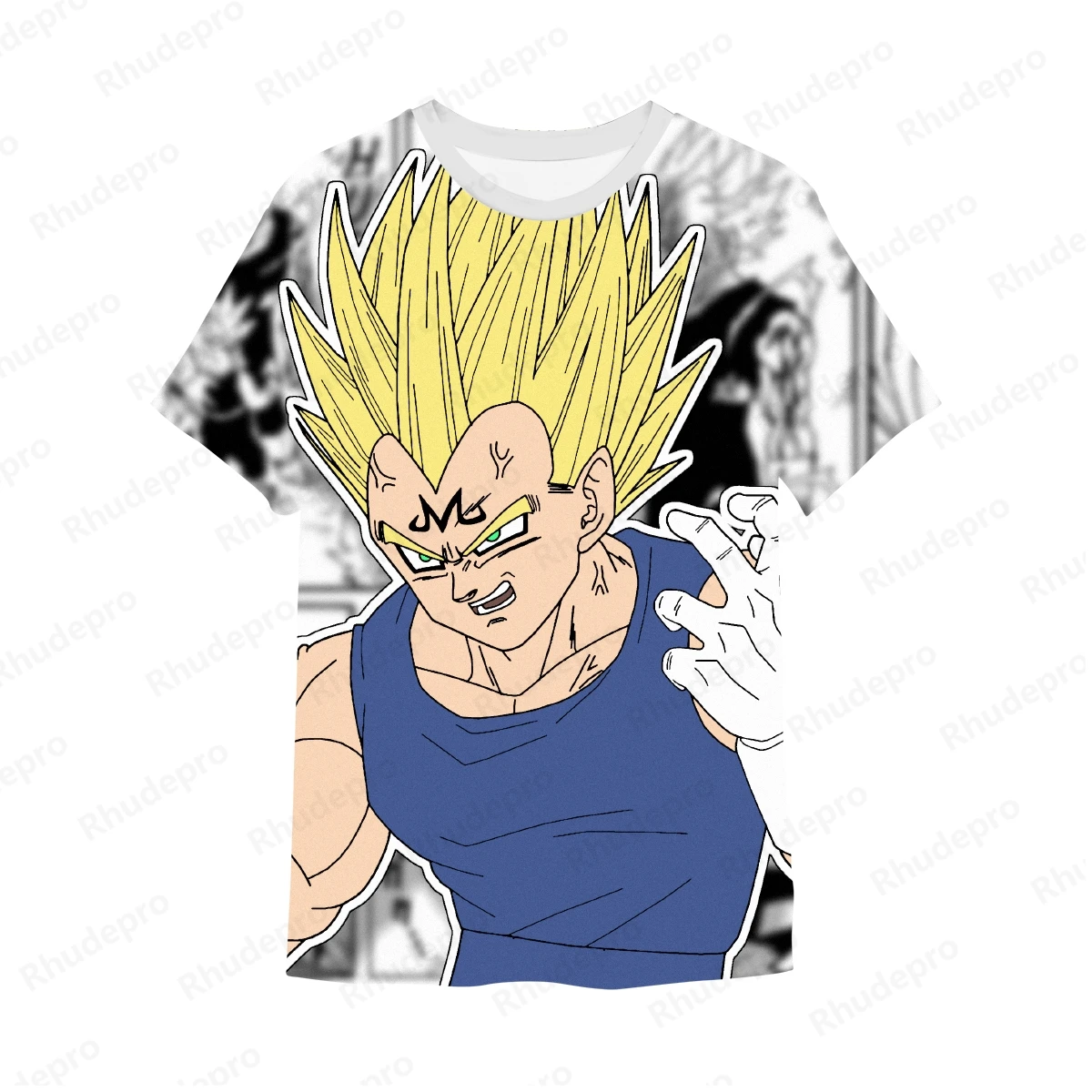 Vegeta Goku Cosplay Dragon ball Style t-shirt uomo nuove t-shirt 2024 Hip Hop Trend Anime 100-5XL Super Saiya manica corta Y2k