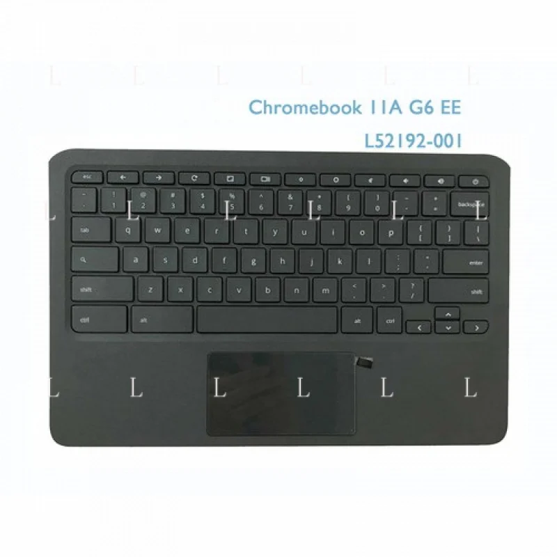 

L Новый для HP Chromebook 11A G6 EE, упор для рук, лицевая панель клавиатуры, тачпад L52192-001