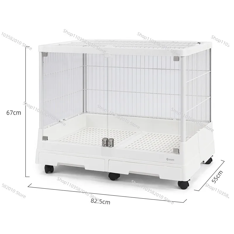 Deluxe Rabbit Cage R100PRO Drawer Rabbit Guinea Pigs Anti-Spray Urine Cage R81 Household Easy to Clean