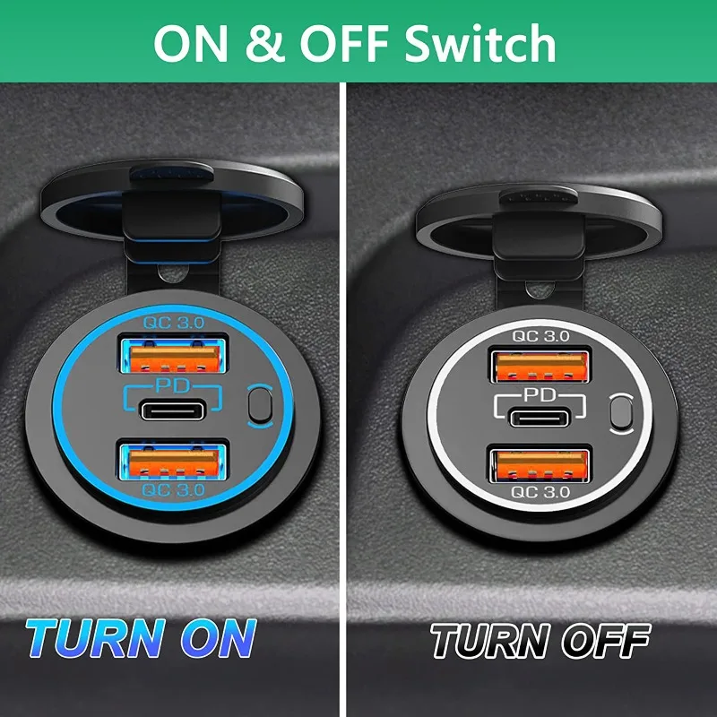 2025 Mini 3-USB Car Charger, Amazon Bestseller Compact Charger for Car Modification