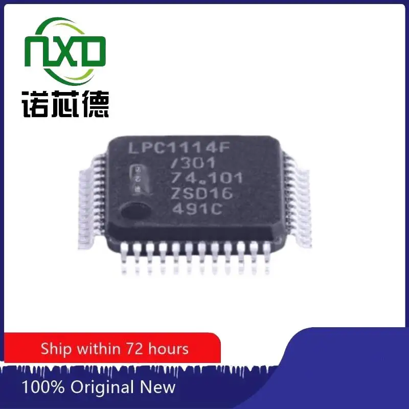 10PCS / LOT 100% NEW LPC1114FBD48 LQFP-48 EMBEDDED MICROCONTROLLER CHIP ELECTRONIC COMPONENTS