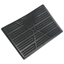 Car Carpet Plate Floor Pad Heel Foot Mat Pedal Patch Cover Black PVC Waterproof Heel Foot Mat Pedal Patch Cover