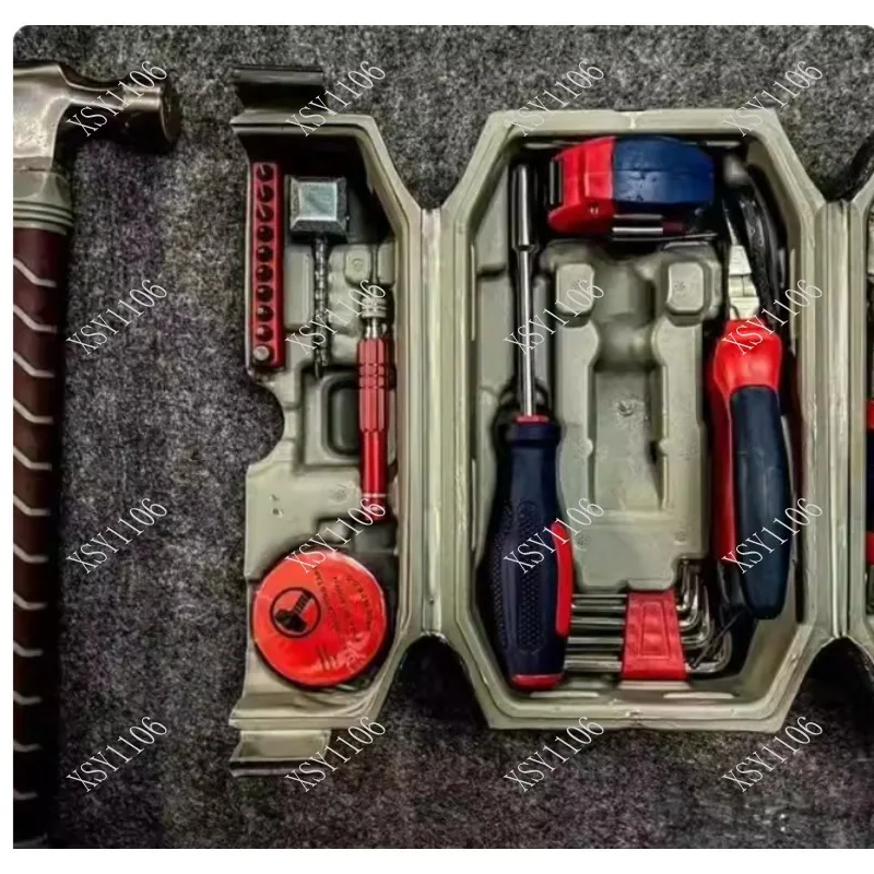 Thor Hammer Toolbox Multifunctional Hardware Tool Set for Electrician Automotive Repair