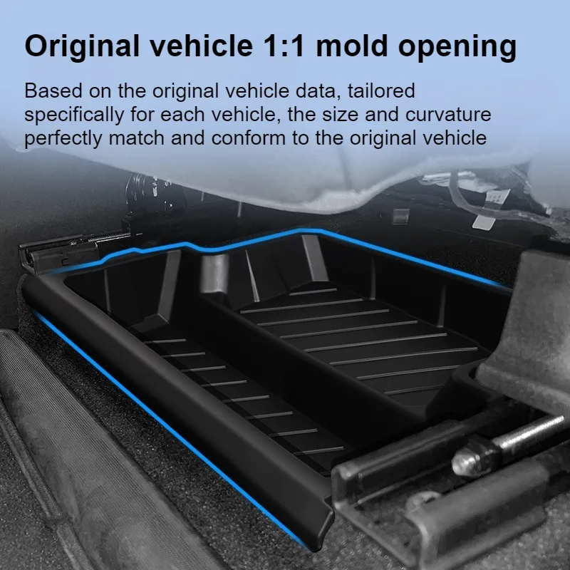 

Ящик для хранения под сиденьем для Leapmotor C10 2024-2026, нижний отсек-органайзер выдвижного типа, аксессуары для интерьера автомобиля