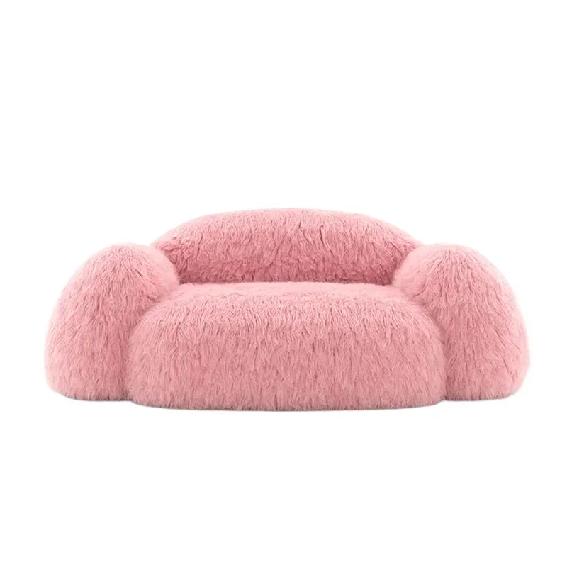 

Girls Nordic Small Apartment Light Luxury Internet Celebrity Plush Lazy Pink Tatami