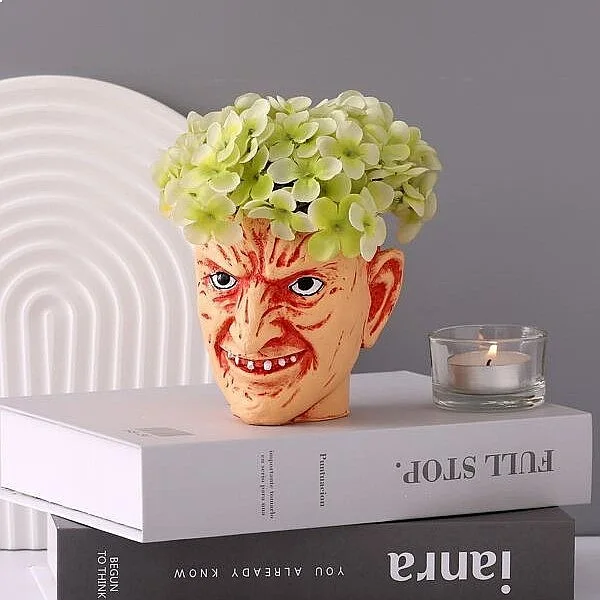 Creative Horror Funny Movie Succulent Small Resin Flower Pot Home Garden Ornament