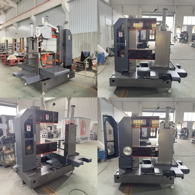PLC Controlled High Speed Circular Diamond Wire Cutting Machine for Cutting Graphite Blocks