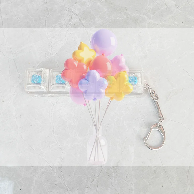 5-клавишный механический тестер оси клавиатуры, светодиодная кнопка, колпачок, брелок для клавиатуры, игрушка, колпачки для клавиатуры на палец, игрушка