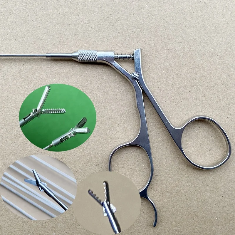 4Fr 5fr 7fr Hysteroscopic Biopsy Forceps, Biopsy Needle Dogs, Semi-rigid Biopsy Forceps
