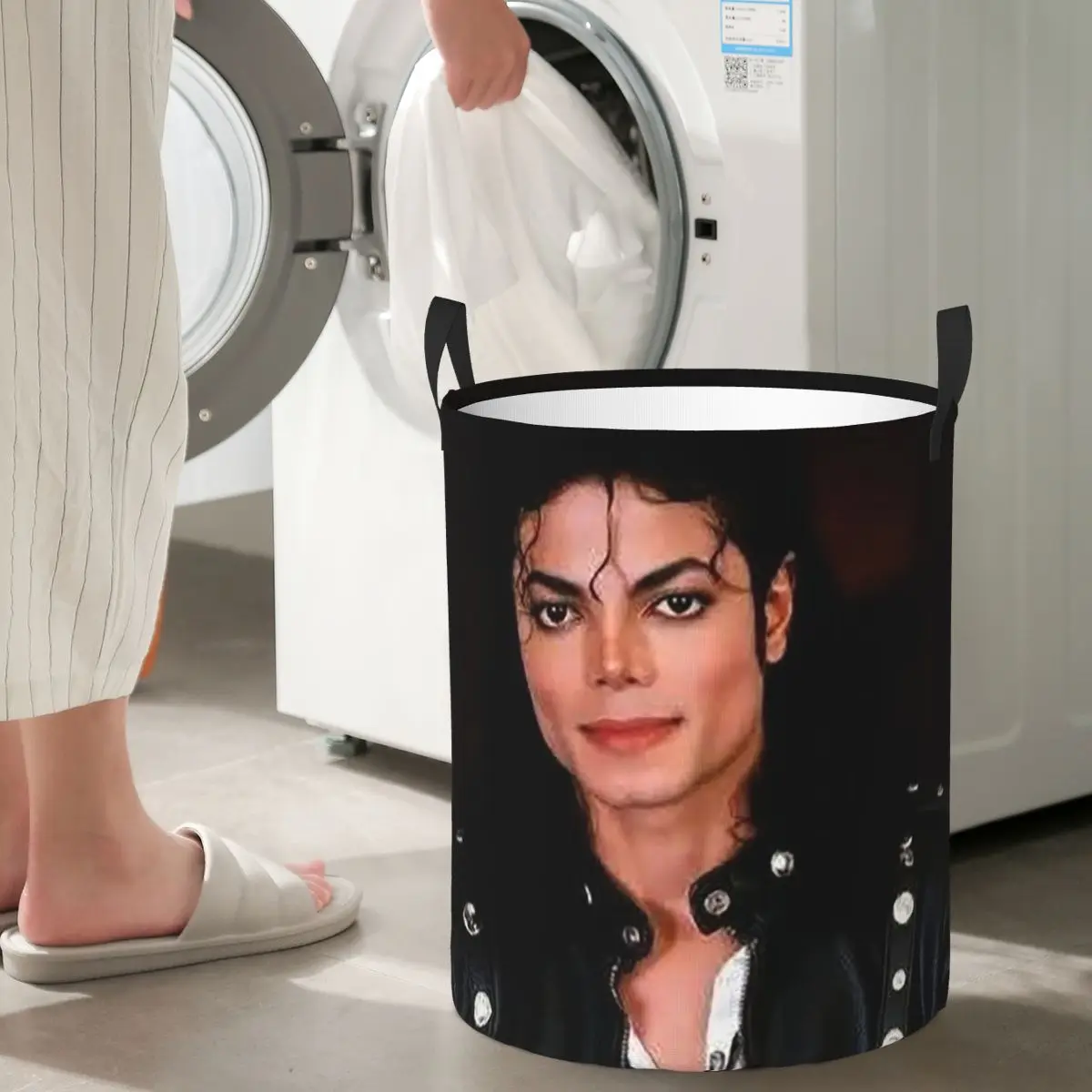 

Корзина для белья Michael Jackson, складная, для дома, для детской одежды, органайзер для дома