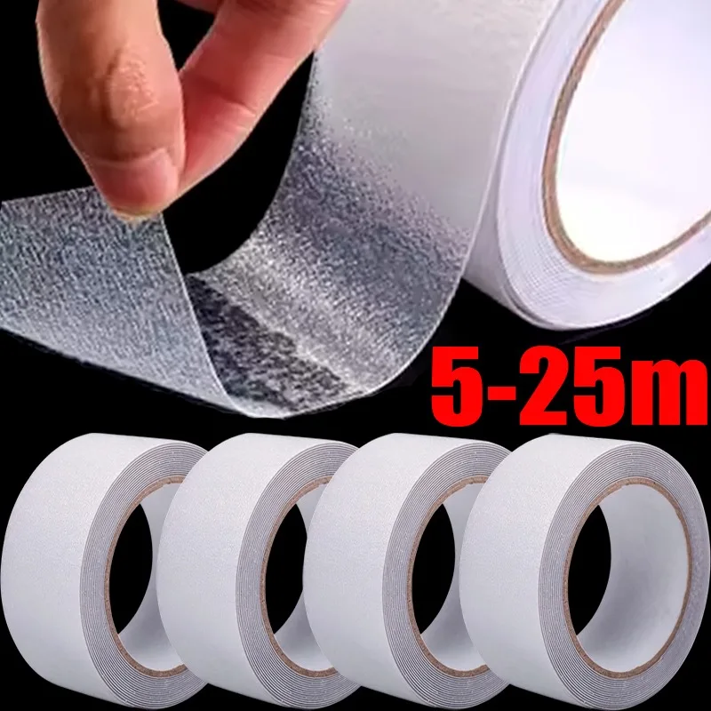 PEVA Rubber Anti-slip Tape Transparent Waterproof Strong Adhesive Bathroom Stairs Grip Wall Sticker Floor Rugs Tape Stripes
