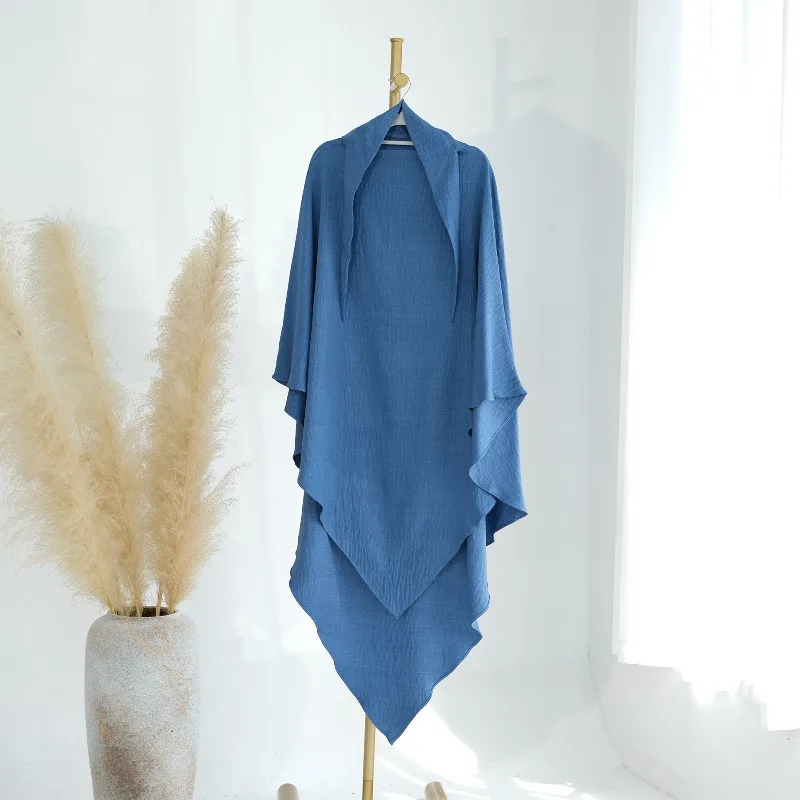 

Саржевый креп Химар, простой хиджаб, большой качели, платок, сплошной цвет, большой платок, Абая, Дубай, никаб, молитвенная одежда, хиджабы Рамадана