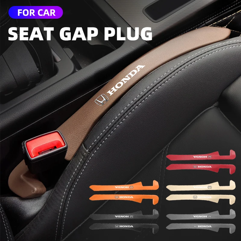 Leak-proof Car Seat Gap Filler Side Seam Plug Strip For Honda Civic Accord Fit CRV Jazz Odyssey Insight Legend HRV Accessories