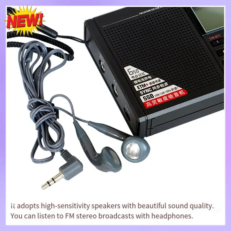 

T24C PL-330 FM/MW/SW/LW SSB Полнодиапазонное радио FM/MW/SW/LW SSB/DSP Высокочувствительный многофункциональный приемник Полнодиапазонное покрытие