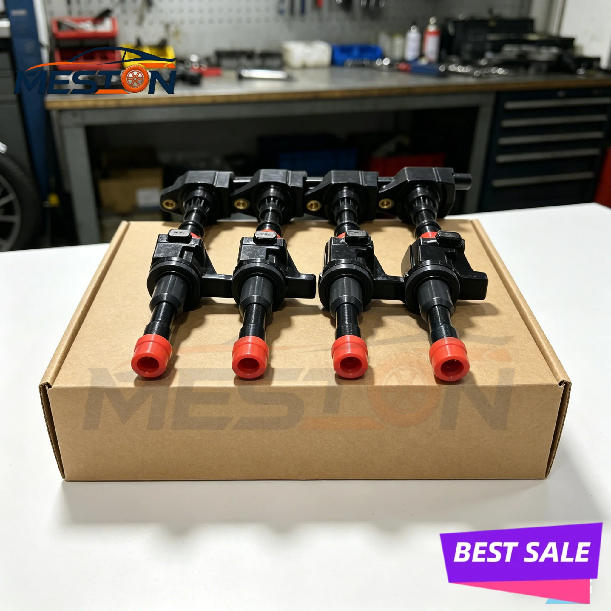 8pcs 30520-PWA-003 30521-PWA-003 Ignition Coil Set For Honda Civic 7 8 VIII JAZZ FIT 1.2 1.3 1.4