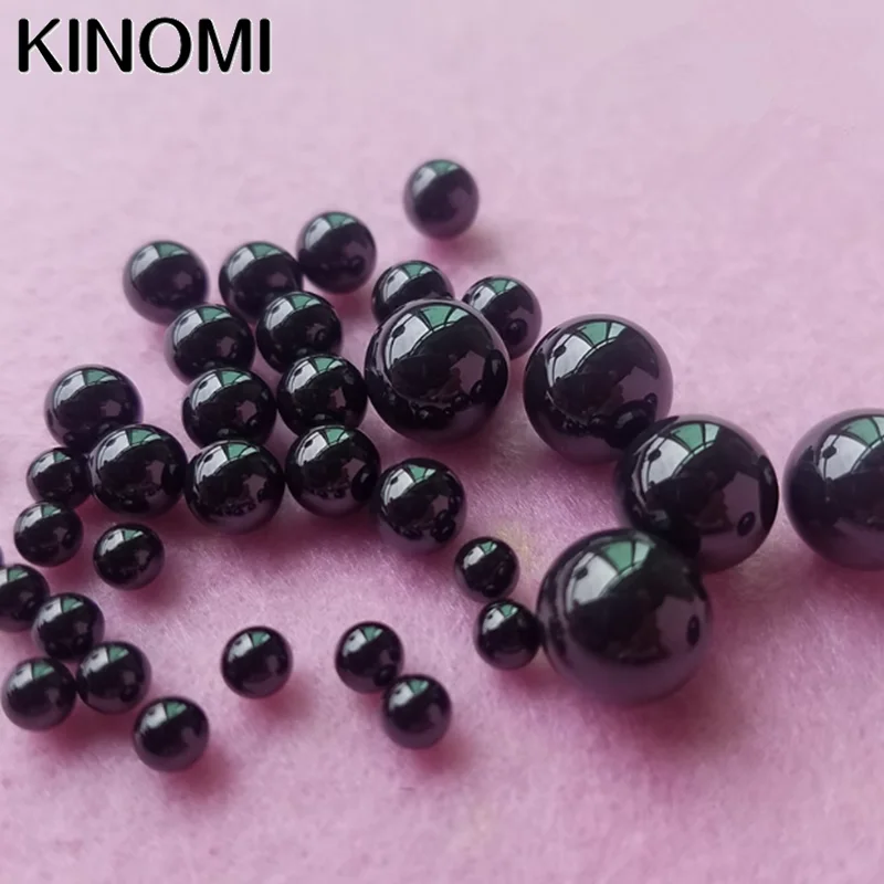 38.1 39.688 40 41.275 50.8mm Si3N4 10PCS Silicon Nitride Ceramic Balls High Temperature Resistance Low Friction Coefficient