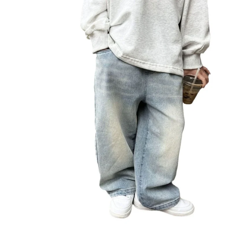 الفتيان فتاة هول الجينز السراويل نوعية ممتازة القطن جديد عارضة بناطيل أطفال طفل رضيع مريحة الاطفال ملابس الأطفال #6