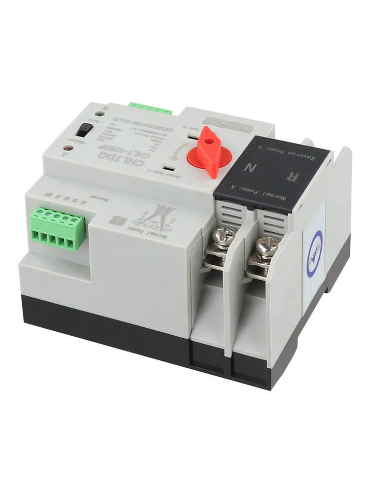 

Переключатель-трансфер 2P 125A 230V для двух источников питания с быстрым переключением за 30 мс и стабильной электрической работой