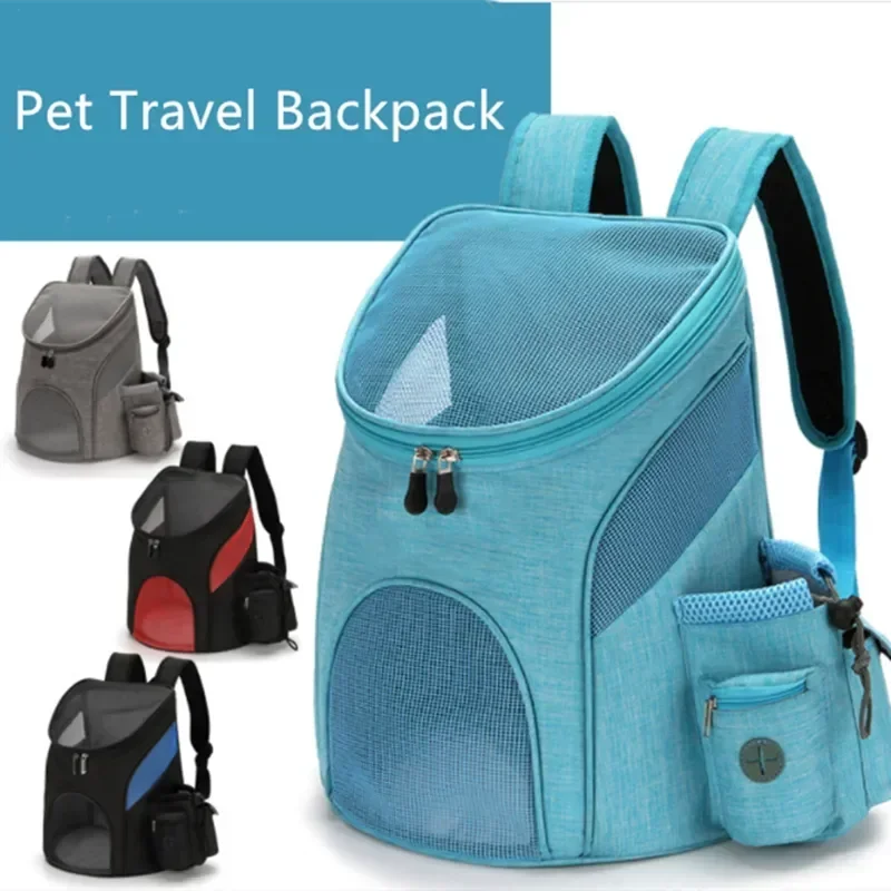 

Front Pet Fashion Double Supplies Bag Travel Outdoor And Box Foldable Dog Cat Backpack Carrying