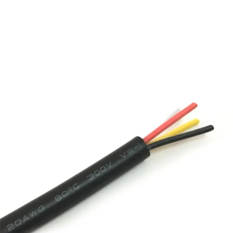 كابلات الأسلاك الكهربائية 26 AWG 5 الأسلاك الأساسية PVC متعدد النواة سلك الماوس إشارة كابل التحكم كابل بيانات USB 200 متر/لفة DHLShipping