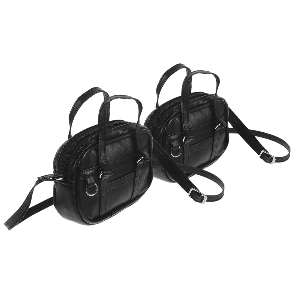 

2 шт. мини-сумки для 18-дюймовой сумки, нарядный костюм, кошелек через плечо, безопасный, без острых краев, аксессуары для кукольного домика «сделай сам», аксессуары для девочек