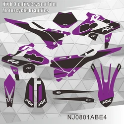 Full Graphics Decals Stickers Motorcycle Background Custom for BETA RR 125 250 300 430 2018 2019 NJ0801ABE